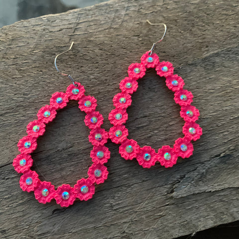 Sassy Sista Pink Earrings